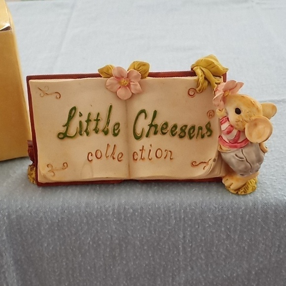 LITTLE Cheesers Display Sign 1991 Ganz - Picture 1 of 4